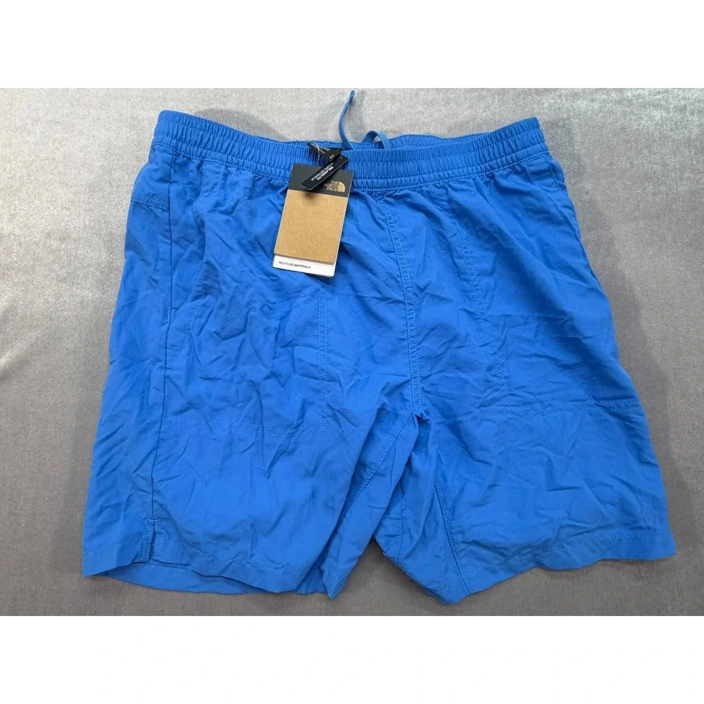 New North Face PO‎ Adventure Shorts Sonic Blue Size Medium